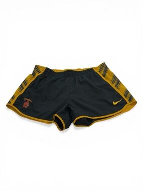 USC Trojans Nike Dri-FIT Gray Gold Athletic Running Shorts Women's MEDIUM